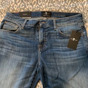 Mens 7 For All Mankind Jeans, The Straight